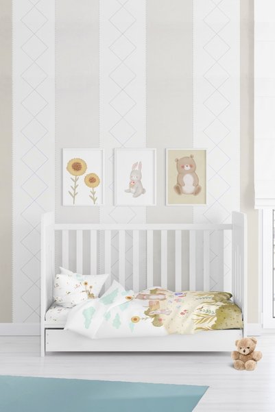 Casadora Baby Moni Satin Baby Duvet Cover Set