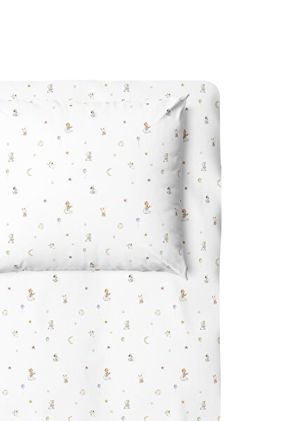 Casadora Baby طقم ملاءات أطفال من الساتان القطني 100% من سيركوس مقاس 100x200 ...