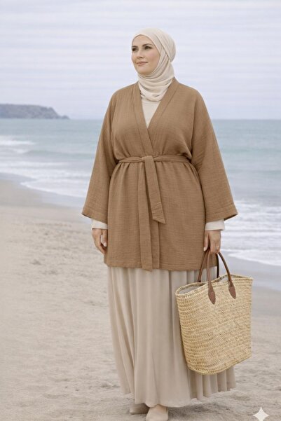 MODAALFABE Modaalfa Hijab Oversized Muslin Kimono