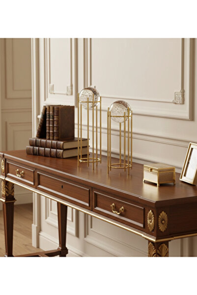 365GUNSERİSONU مجموعة معدنية مطلية بالذهب مكونة من قطعتين لتزيين ملحقات غرفة ...