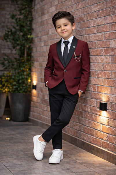 HAYTA Takım Elbise Gömlekli Kravatlı Set 5yaş-14yaş Milano