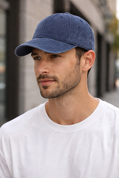 ZERAMİNE Șapcă de baseball unisex, albastru marin, lavabilă – Model ajustabil...