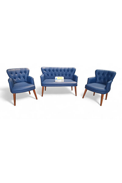 ARYANS HOME Ahşap Ayaklı Deri Ofis Koltuğu Ve Kanepeleri Deri Ofis Koltuğu Bü...