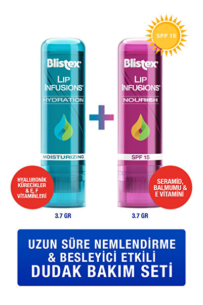 Blistex Uzun Süreli Nemlendirici Dudak Bakımı Lip Infusions Hydration+lip Inf...