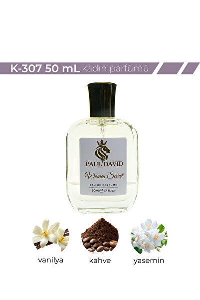 Paul David K-307 Oryantal Vanilya Kadın Parfüm EDP Uzun Süre Kalıcı 50 ml