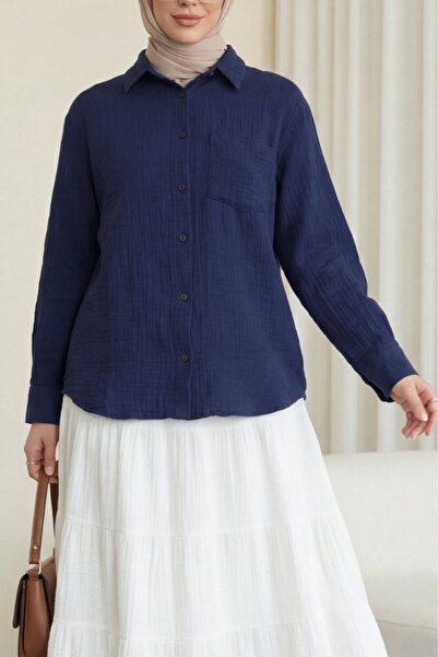 HİJABAYA Φούστα μουσελίνας με ελαστική μέση και τμηματική εφαρμογή