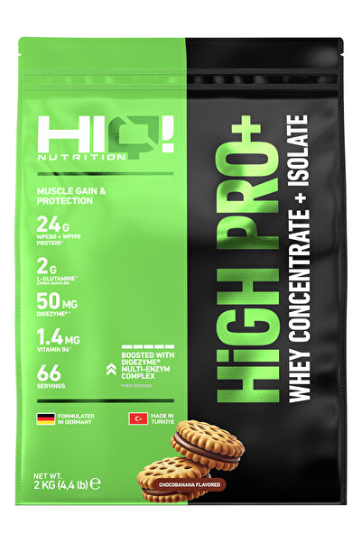 HIQ NUTRITION HIQ High Pro+ 2 Kg CHOCOBANANA FLAVORED