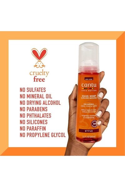 Cantu Shea Yağı Doğal Saçlar Için Dalgalar Ve Bukleler Oluşmasını Sağlayan Köpük 248ml