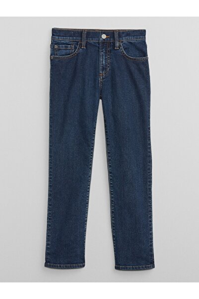 GAP Erkek Çocuk Mavi Original Straight Washwell™ Jean Pantolon