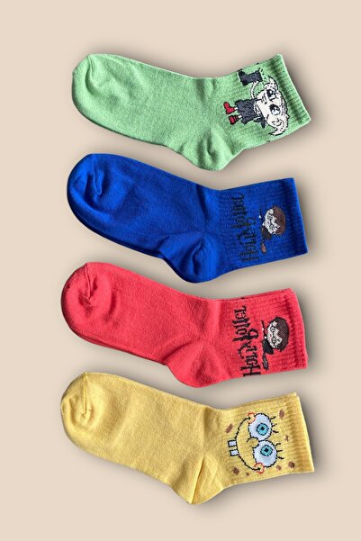 Socks Stores 4 perechi de șosete pentru bărbați și femei, șosete unisex pentr...