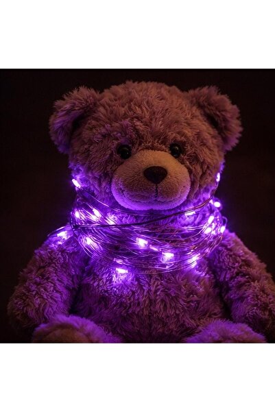 Elz Lazer Peri Led 3 Metre Mor Pilli