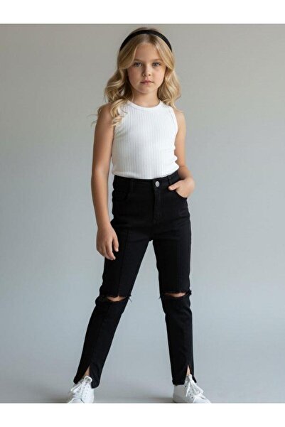 Zekids Детски памучен топ с връзки