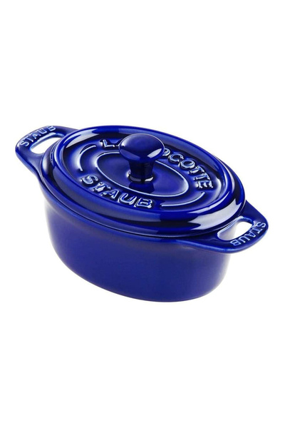 STAUB Seramik Mini Güveç Seti 6'lı 10 cm Koyu Mavi