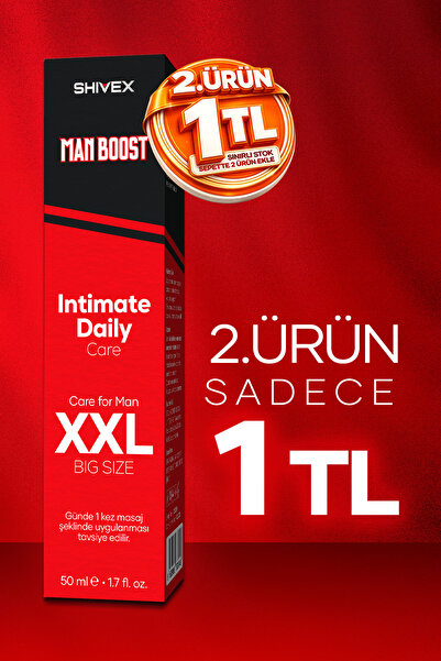 Shivex ManBoost Erkeklere Özel Yoğun Intense Peak Series Care Cream 50 ml
