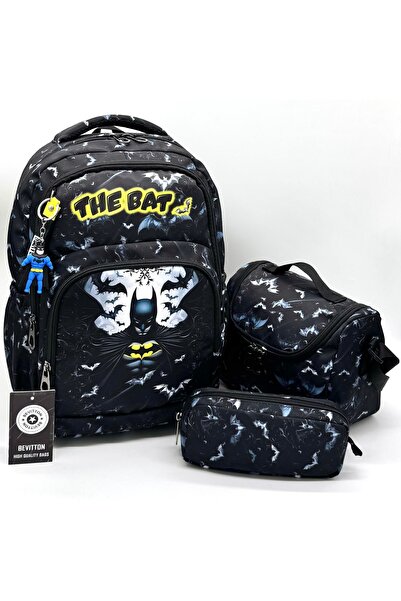 Bevitton İlk Okul Çantası 3'lü Seti Ilkokul Çantası Karakter Desenli Takım Er...