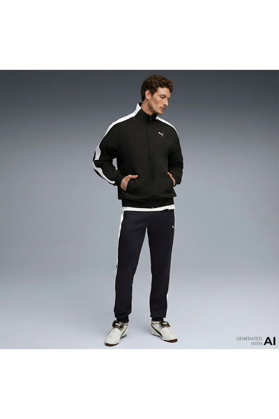 Puma T7 Always On Erkek Lacivert Eşofman Altı