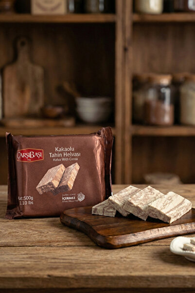 çarşıbaşı حلاوة الطحينة بالكاكاو 500 جرام