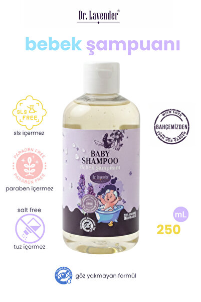 Dr.Lavender Doğal Bitkisel Lavanta Yağlı Bebek Şampuanı 250 ml