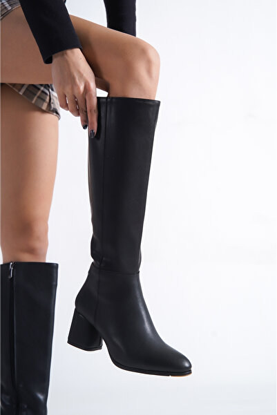 Capone Outfitters Cizme de damă cu toc și fermoar lateral Cathrine