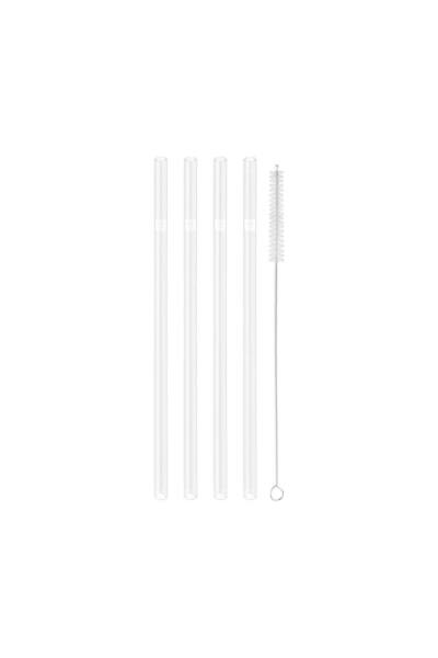 ZWILLING Transparent Sorrento Flat Glass Straw