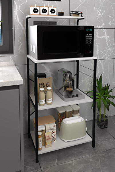 Arrigo Mutfak Bangosu Çok Amaçlı Dolap Baharat, Kavanoz ve Fincanlık Organize...