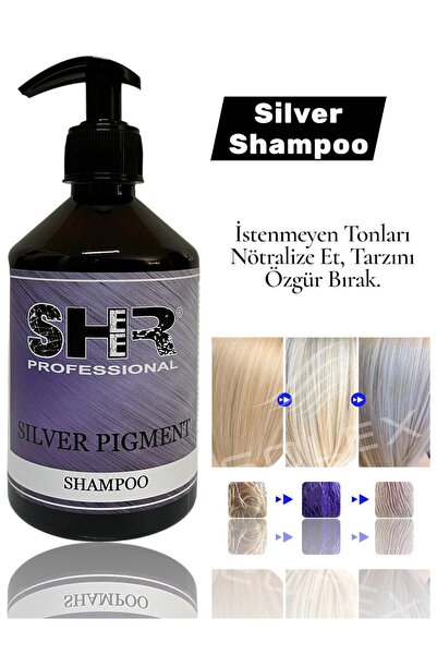 Sheer Profesyonel Silver Pigment Şampuan 500 ml
