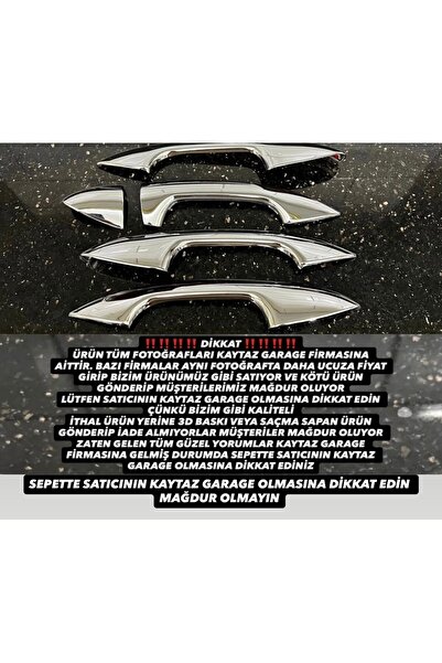 Store Mercedes Kapı Kol Kromları W205 W213 W177 W118 X253 W247 Kendinden Yapışkanlı