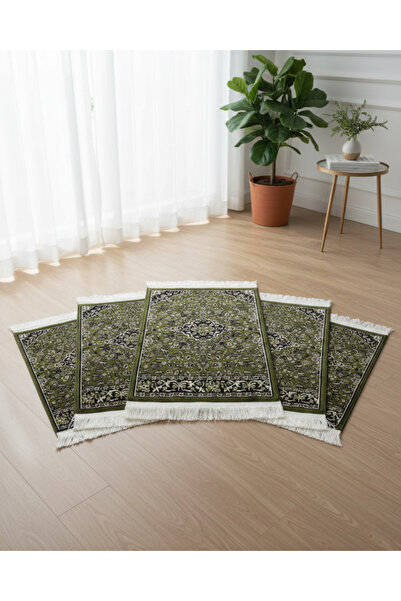 Segadty مجموعة من ٥ سجادات صلاة روضة، مستوحاة من الروضة الشريفة. ناعمة الملمس...