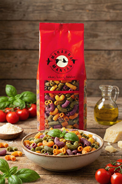 Makarna Manyas Manyas Makarna Sebzeli Dirsek Makarna 300 g – Çocuklar İçin Re...