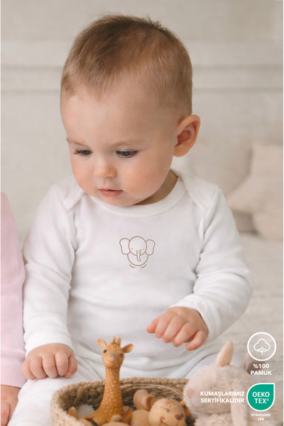 Lilalinda 100% قطن للأطفال من بيبي بودي وزيبين