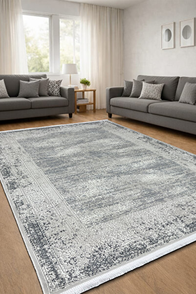 ünalcarpet 4 Metrekare - 6 Metrekare Bambu Tarz Modern Dokuma Salon Oturma Od...