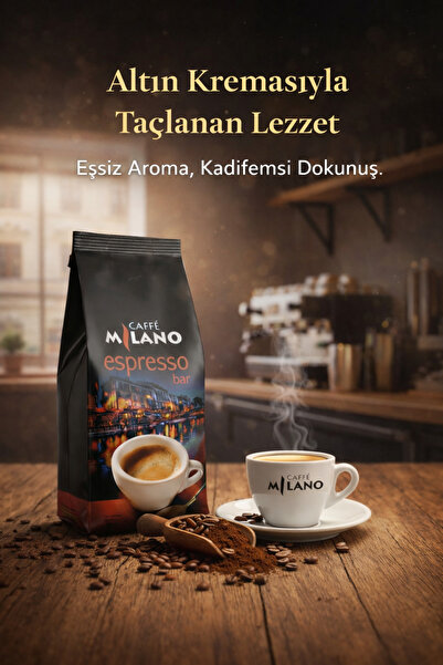 Caffe Milano Espresso Bar Çekirdek Kahve 1000 G