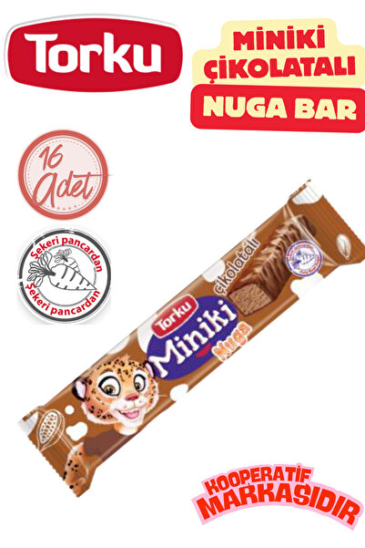 Torku MİNİKİ ÇİKOLATALI NUGA BAR 25G X 16 ADET
