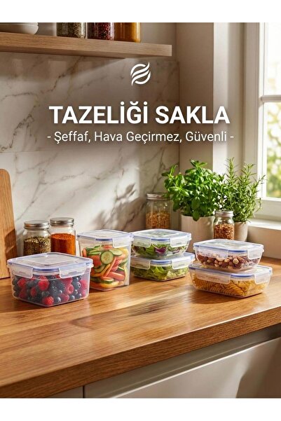 cook&kitchen Ep Storage Container Set of 6