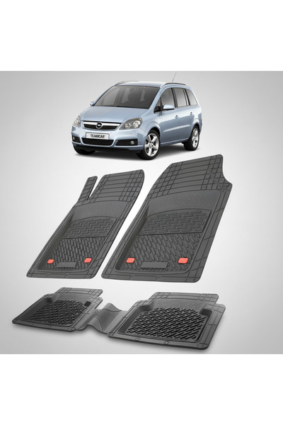TEAMCAR Covorașe auto compatibile pentru Opel Zafira B MPV 2005-2014 |   Negru