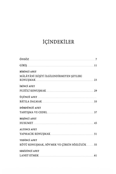 Ketebe Dil Belası Dilin Afetleri - İmam Gazali