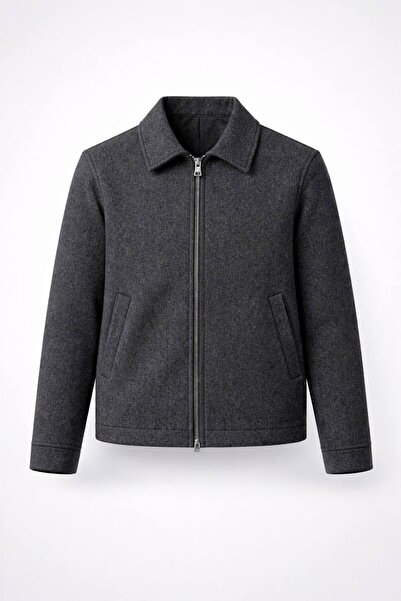 BASEL.CO جاكيت كاشي بتفاصيل سحاب مزدوج فاخر - تصميم رائع ومريح