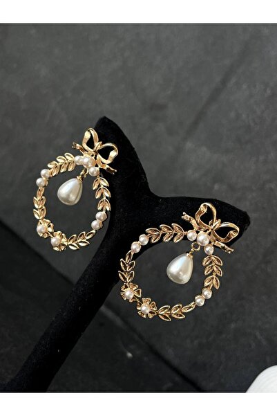 Luxiva أقراط من الفولاذ المطلي بالذهب والفضة