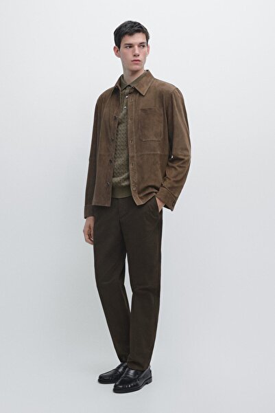 Massimo Dutti %100 pamuklu slim fit pantolon