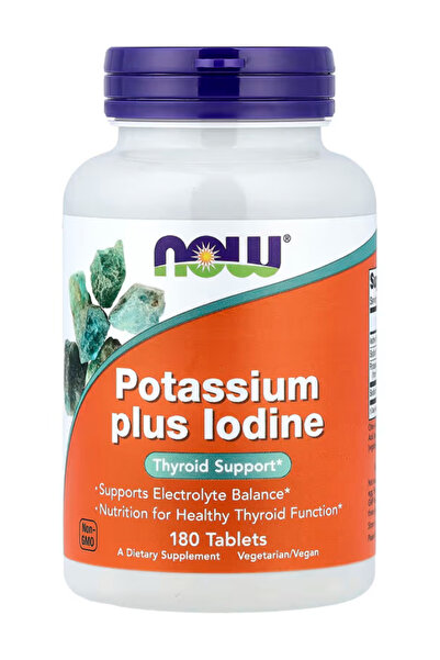 Now Foods Supplements, Potassium plus Iodine, Supports Electrolyte Balance*, ...