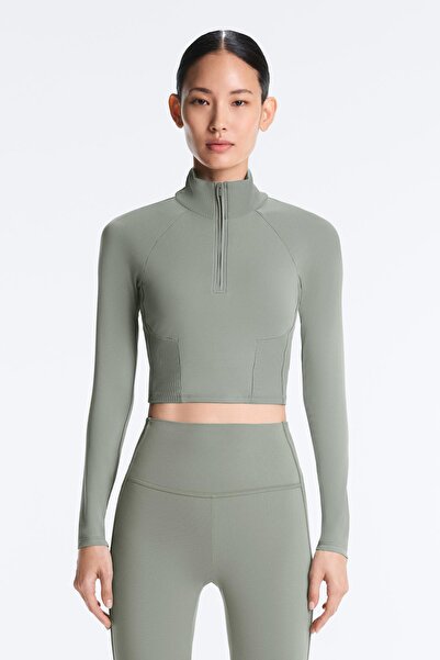 Oysho Comfortlux rib long-sleeved T-shirt