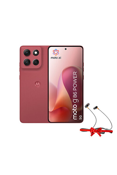 Motorola هاتف G86 Power 5G XT2527-7 (8+512) GB بلون زهرة الأقحوان (وردي) من ب...