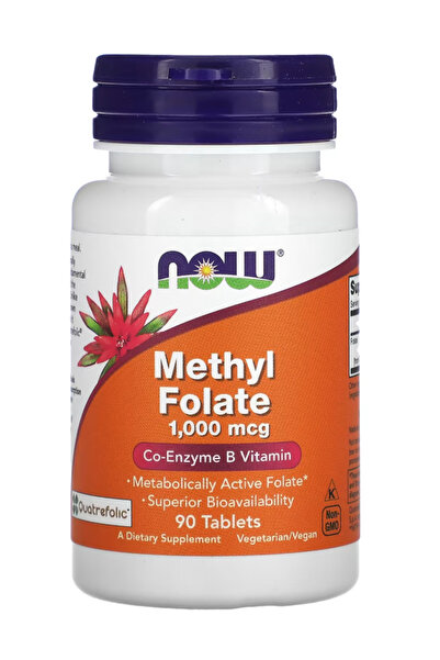 Genel Markalar Supplements, Methyl Folate 1,000 mcg, Metabolically Active Fol...