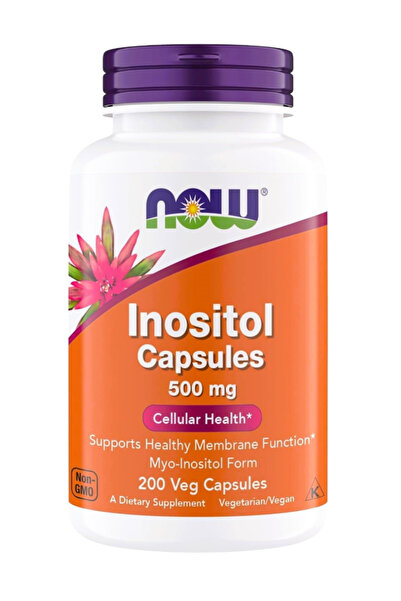 Now Foods Inositol 500 mg Superior Myo Inositol Form for Healthy Membrane Fun...