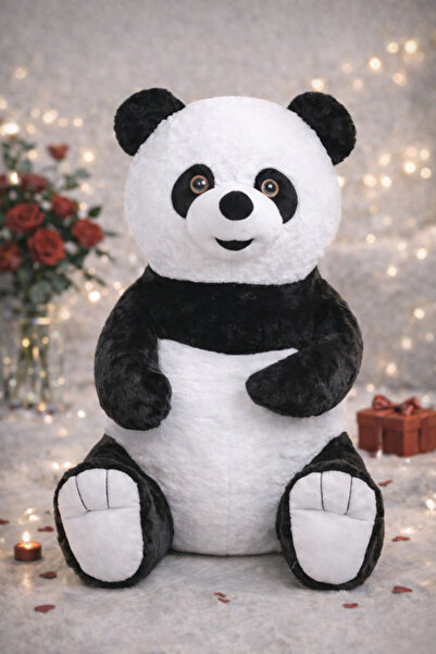 Cici Oyuncak 96 cm Dev Peluş Panda Sarılmalık Büyük Boy Sevimli Panda Oyuncak...
