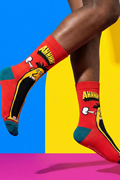 Katia&Bony Șosete unisex Pop Art Angry Soket