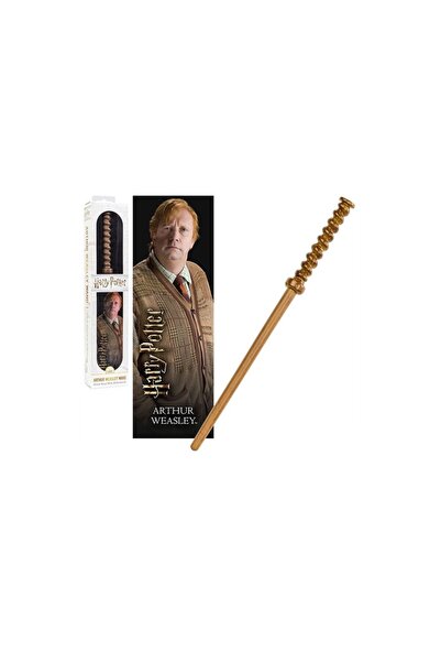 Harry Potter Bagheta - Arthur Weasley 30cm Originala Semn De Carte