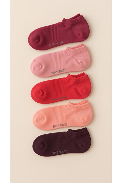 Katia&Bony Unisex 5'li Basic Step Çorap Pembe Mix
