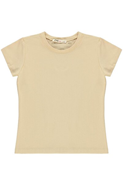 Civil Girls Βασικό μπλουζάκι για 10-13 ετών - Μπεζ 10-11 ετών