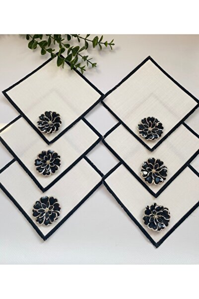 ELÇİÇEK HOME Sunum Peçete,Kokteyl Peçete,Kahve Yanı Sunum Peçete 6 Adet